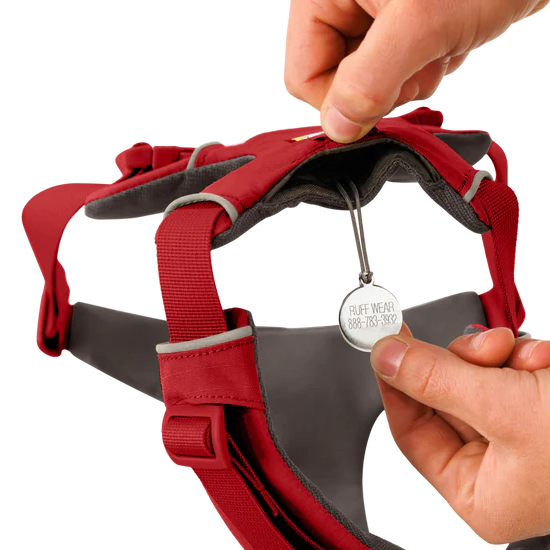 Red Ruffwear sideview harness