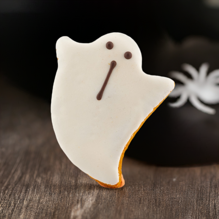 White ghost dog treat