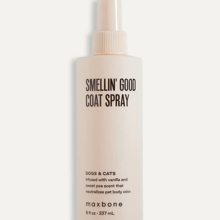 Maxbone Smellin' Good Coat Spray bottle on a white background