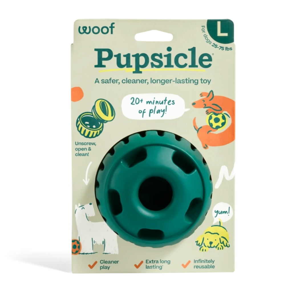 Green large dog toy