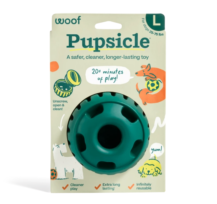 Green large dog toy