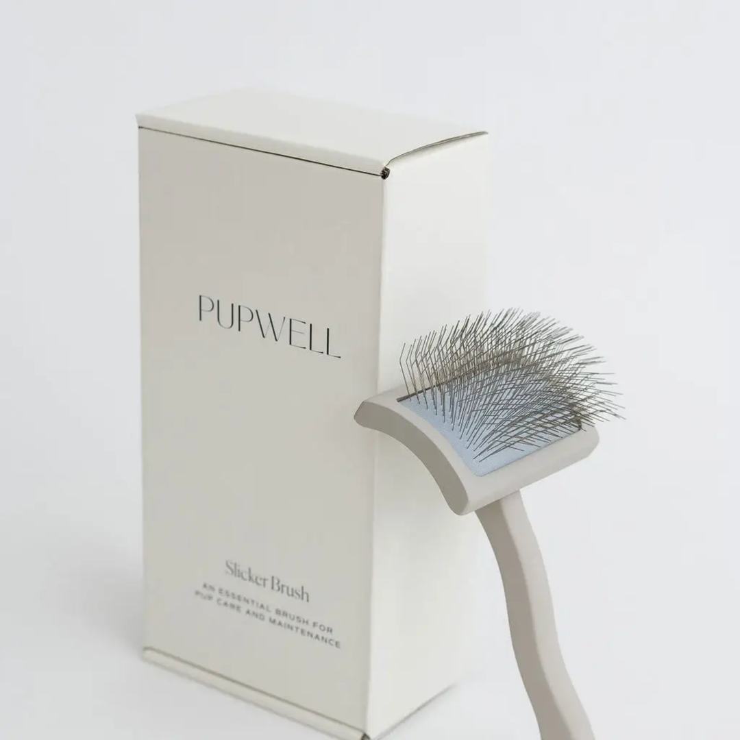 Silkier Brush by PUPWELL with packaging on a white background