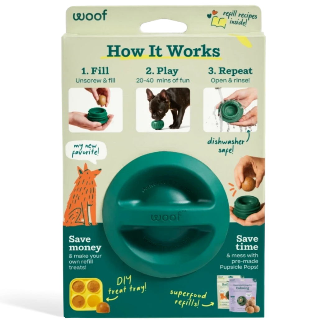 Green Pupsicle for dogs