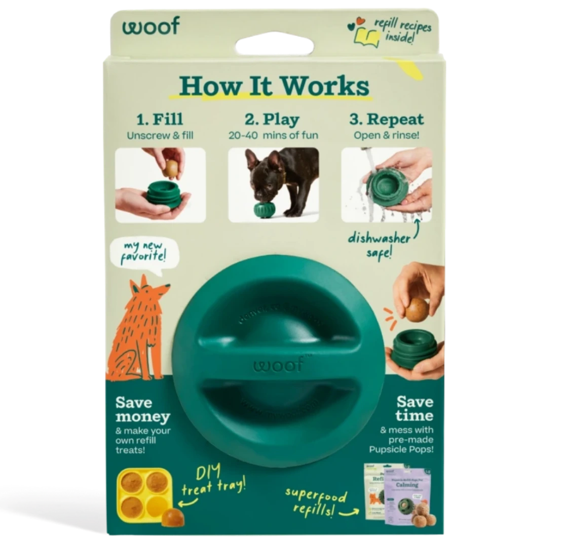 Green Pupsicle for dogs