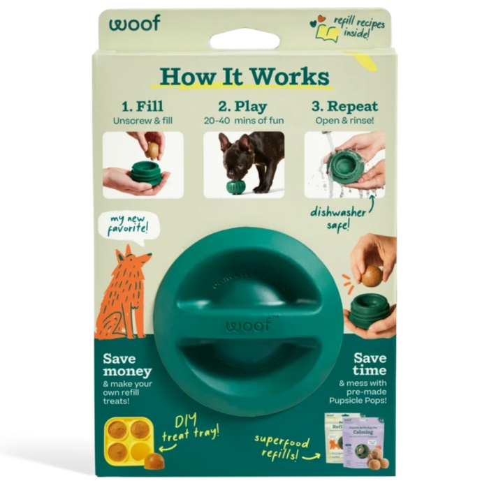 Green Pupsicle for dogs