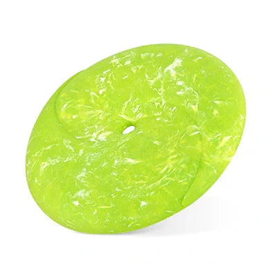 Green zoomierex infinidisc on a white background
